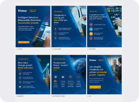 Vistex Brand Campaign work sample